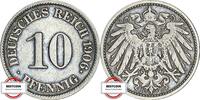 DEUTSCHLAND 10 Pfennig J 13 - Kursmünze aus dem Kaiserreich -
