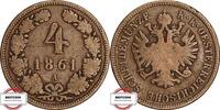 ÖSTERREICH 4 KREUZER KM 2194 -
