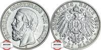 BADEN 2 Mark J 28 - geprägt unter Großherzog Friedrich I. -