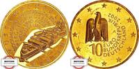 BRD 10 € J 495 - Museumsinsel - vergoldet -