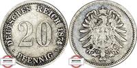 KAISERREICH 20 Pfennig J 5 - Kursmünze aus dem Kaiserreich -