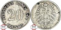 KAISERREICH 20 Pfennig J 5 - Kursmünze aus dem Kaiserreich -