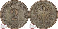 KAISERREICH 2 Pfennig J 2 - Kursmünze aus dem Kaiserreich -
