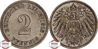 KAISERREICH 2 Pfennig J 11 - Kursmünze aus dem Kaiserreich -