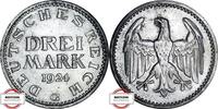 WEIMARER REPUBLIK 3 Mark J 312 - Kursmünze -