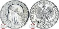 POLEN 2 Zloty KM 20 - Frauenkopf als Personifikation der Republik -