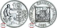 TSCHECHIEN 10 Korun KM 15 - Personifikation der Republik -