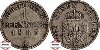 PREUSSEN 1 Pfennig AKS 108- geprägt unter Wilhelm I. -