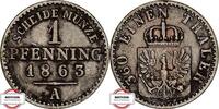 PREUSSEN 1 Pfennig AKS 108- geprägt unter Wilhelm I. -
