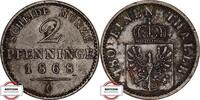 PREUSSEN 2 Pfennige AKS 107- geprägt unter Wilhelm I. -