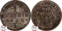 SCHWARZBURG-SONDERHAUSEN 1 Pfennig AKS 42 - geprägt unter Günther Friedrich Carl II. -