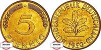 BRD 5 Pfennig J 382 - Kursmünze - TOP -