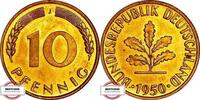 BRD 10 Pfennig J 383 - Kursmünze - TOP -