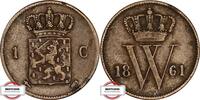 NIEDERLANDE 1 Cent KM 100 - Wappenlöwe -