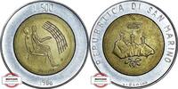 SAN MARINO 500 Lire KM 195 - Techniker vor einer Kontrolltafel -