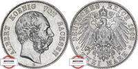 SACHSEN 2 Mark 1902 E J 124 - König Albert VZ-STG