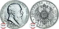 5 Mark 1902 BADEN J 31 - Großherzog Friedrich I. - zum Regierungsjubiläum VZ-STG
