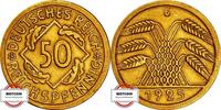WEIMAR 50 Pfennig J 318 - 50 Reichspfennig - TOP - SEHR SELTEN -