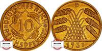 KAISERREICH 10 Reichspfennig J 317 - Kursmünze -