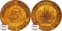 BRD 5 Pfennig J 382 - Kursmünze -