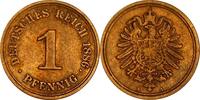 KAISERREICH 1 Pfennig J 1 - Kursmünze aus dem Kaiserreich -