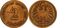KAISERREICH 2 Pfennig J 2 - Kursmünze aus dem Kaiserreich -