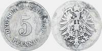 KAISERREICH 5 Pfennig J 3 - Kursmünze aus dem Kaiserreich -