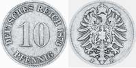 KAISERREICH 10 Pfennig J 4 - Kursmünze aus dem Kaiserreich -