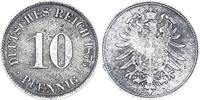 KAISERREICH 10 Pfennig J 4 - Kursmünze aus dem Kaiserreich -