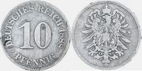KAISERREICH 10 Pfennig J 4 - Kursmünze aus dem Kaiserreich -