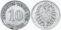 KAISERREICH 10 Pfennig J 4 - Kursmünze aus dem Kaiserreich -