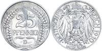 KAISERREICH 25 Pfennig J 18 - Kursmünze aus dem Kaiserreich -