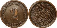 DEUTSCHLAND 2 Pfennig J 11 - Kursmünze aus dem Kaiserreich -