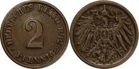 DEUTSCHLAND 2 Pfennig J 11 - Kursmünze aus dem Kaiserreich -