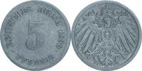 DEUTSCHLAND 5 Pfennig J 12 - Kursmünze aus dem Kaiserreich -
