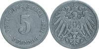 DEUTSCHLAND 5 Pfennig J 12 - Kursmünze aus dem Kaiserreich -
