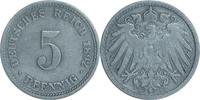 DEUTSCHLAND 5 Pfennig J 12 - Kursmünze aus dem Kaiserreich -