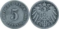 DEUTSCHLAND 5 Pfennig J 12 - Kursmünze aus dem Kaiserreich -