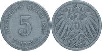 DEUTSCHLAND 5 Pfennig J 12 - Kursmünze aus dem Kaiserreich -