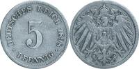 DEUTSCHLAND 5 Pfennig J 12 - Kursmünze aus dem Kaiserreich -