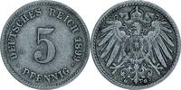 DEUTSCHLAND 5 Pfennig J 12 - Kursmünze aus dem Kaiserreich -