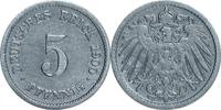 DEUTSCHLAND 5 Pfennig J 12 - Kursmünze aus dem Kaiserreich -