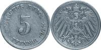 DEUTSCHLAND 5 Pfennig J 12 - Kursmünze aus dem Kaiserreich -