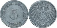 DEUTSCHLAND 5 Pfennig J 12 - Kursmünze aus dem Kaiserreich -
