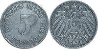 DEUTSCHLAND 5 Pfennig J 12 - Kursmünze aus dem Kaiserreich -