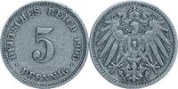 DEUTSCHLAND 5 Pfennig J 12 - Kursmünze aus dem Kaiserreich -
