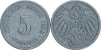 DEUTSCHLAND 5 Pfennig J 12 - Kursmünze aus dem Kaiserreich -