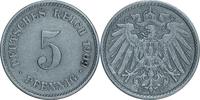DEUTSCHLAND 5 Pfennig J 12 - Kursmünze aus dem Kaiserreich -