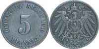 DEUTSCHLAND 5 Pfennig J 12 - Kursmünze aus dem Kaiserreich -