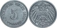 DEUTSCHLAND 5 Pfennig J 12 - Kursmünze aus dem Kaiserreich -